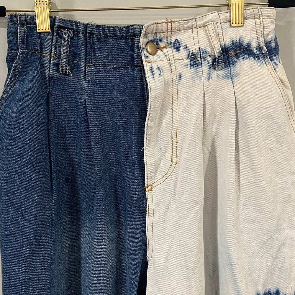 High Rise Two-Tone Jeans size M - Picture 5 of 14